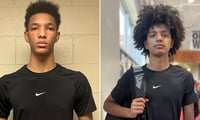 Photos of CJ Rosser (left) and Beckham Black via On3/KSR+