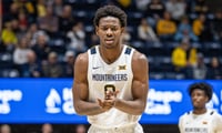 West Virginia forward Brenen Lorient