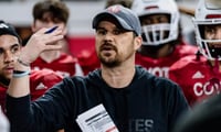 South Dakota Head Coach Travis Johansen