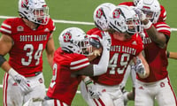 South Dakota linebacker Brock Mogensen