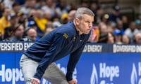 West Virginia head coach Ross Hodge