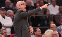 UConn coach Dan Hurley vs. St. John's in the Big East championship