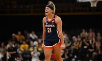 Virginia upset the 7th-seeded Georgia Bulldogs on Saturday. (Photo by Dennis Scheidt)