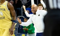 Notre Dame head coach Micah Shrewsberry Georgia Tech