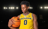 Brandon McCoy Jr. was one of Michigan's most sought after 2026 recruits (Photo via X)