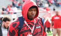 2027 DL Jayden Travers at Nebraska spring game