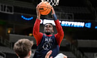 Arizona forward Dwayne Aristode