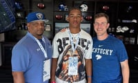 Miles Brown on his Kentucky visit (Photo provided by Miles Brown)