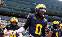 Michigan Wolverines football cornerback Jyaire Hill had a huge game vs. Oklahoma. (Photo by Junfu Han / USA TODAY NETWORK via Imagn Images)