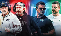 Bob Chesney, Dan Lanning, Kyle Whittingham and Matt Rhule afi
