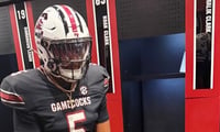 Nate Carson on his official visit to South Carolina(Photo: Nate Carson | IG)