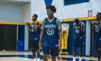 West Virginia true freshman guard Miles Sadler