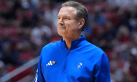 Kansas head coach Bill Self