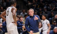 West Virginia head coach Ross Hodge
