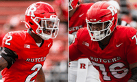 Rutgers Football players Dantae Chin and Moses Walker