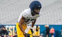 West Virginia wide receiver Prince Strachan