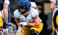 West Virginia offensive lineman Kevin Brown