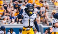 West Virginia defensive back Geimere Latimer