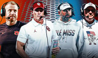 Alex Golesh, Brent Venables, Pete Golding and Mike Elko afi