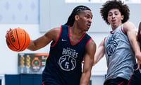 UConn guard Silas Demary Jr. in practice