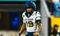 West Virginia defensive back Nick Taylor