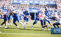 Kentucky RB Jason Patterson runs through an enormous hole, via Aaron Perkins, KSR
