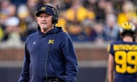 Michigan Wolverines football head coach Kyle Whittingham during a win over Penn State. (Photo by USA TODAY Network via Reuters Connect)