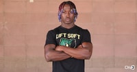 Mason Lewis looking at Kansas State