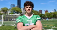 Elmhurst (Ill.) York Community 2025 DL Joseph Reiff is a Notre Dame commit.