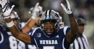 Nevada transfer WR Dalevon Campbell visited South Carolina over the weekend (Photo Credit: Nevada Athletics)