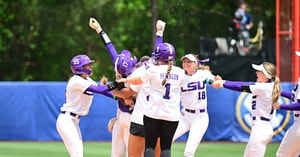 LSU stays alive at the SEC Tournament with a walk-off win (Photo: LSU Athletics)