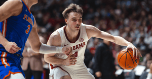 Alabama forward Grant Nelson