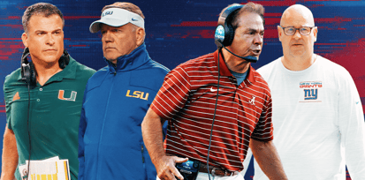 Mario Cristobal Brian Kelly Nick Saban Jeremy Pruitt