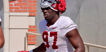 USC true freshman Jide Abasiri goes out to his first spring ball practice with the Trojans