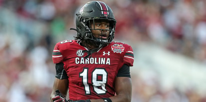 South Carolina DB Keenan Nelson Jr. pictured on the field (Photo: Chris Gillespie | GamecockCentral.com)