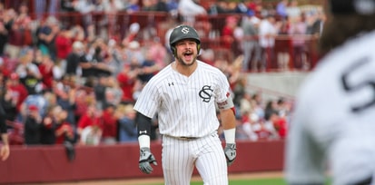 South Carolina-Georgia series: Times, TV, pitching, weather, odds (Pictured: Cole Messina, Credit: Katie Dugan/GamecockCentral)