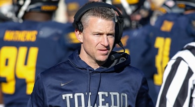 Toledo Rockets head coach Jason Candle