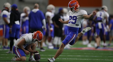 Florida Gators kicker Trey Smack