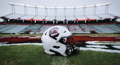 South Carolina football helmet. Photo by: South Carolina football | @GamecockFB
