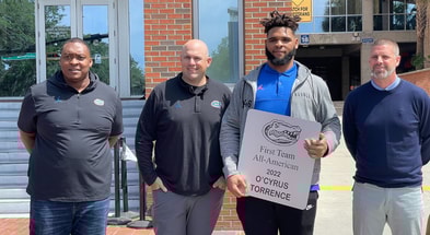 Florida Gators All-American O'Cyrus Torrence
