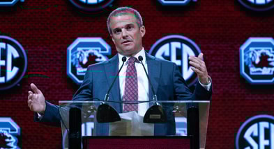 South Carolina head coach Shane Beamer at SEC Media Days