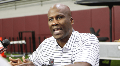 South Carolina defensive backs coach Torrian Gray speaks at Media Day