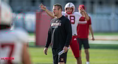 Nebraska linebackers coach Rob Dvoracek