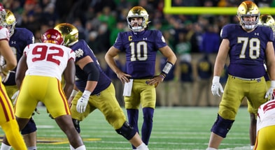 Every Notre Dame player whose dad also played college football