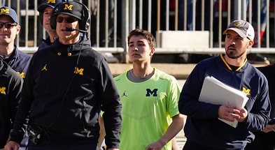 Michigan HC Jim Harbaugh, Connor Stalions