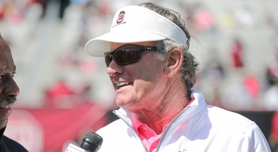 ormer South Carolina head coach Steve Spurrier is pictured on the sideline in Columbia (Photo: Chris Gillespie | GamecockCentral.com)