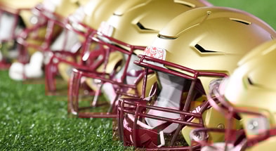 Boston College Eagles helmets