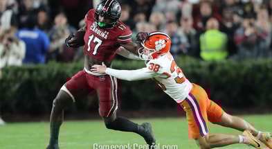 Xavier Legette | South Carolina vs Clemson | Nov. 25, 2023 (C.J. Driggers/GamecockCentral)