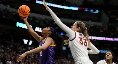 NCAA Womens Basketball: Final Four National Semifinals-Louisiana State vs Virginia Tech