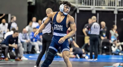 Penn State wrestler Carter Starocci. (Credit: Nick Tre. Smith-USA TODAY Sports)